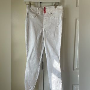 Spanx Medium White Jeans, lightly worn